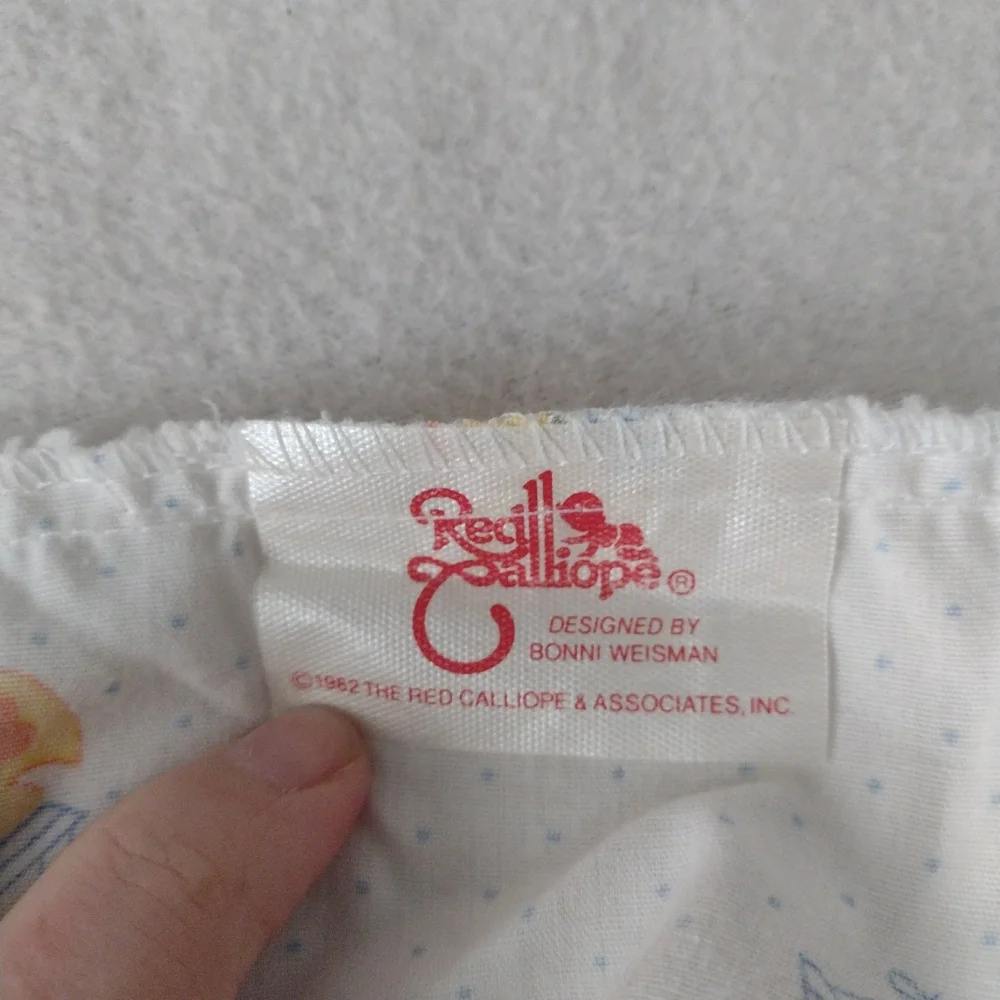 Vintage 80s Crib Sheets Lot of 2 Rubber Duckie Gender Neutral Baby Deadstock